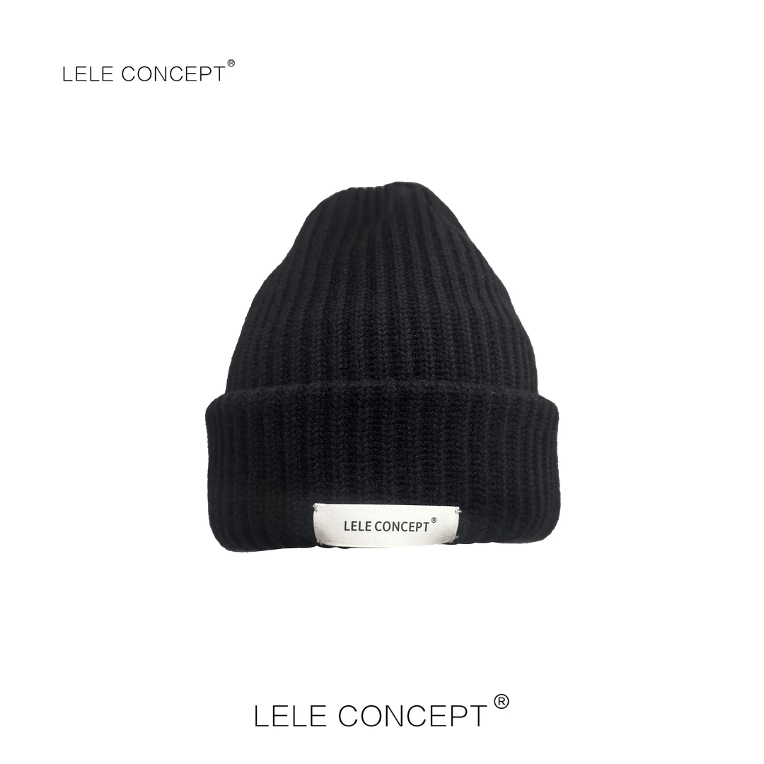 LELE CONCEPT丨都市休闲款字母标针织帽M0041