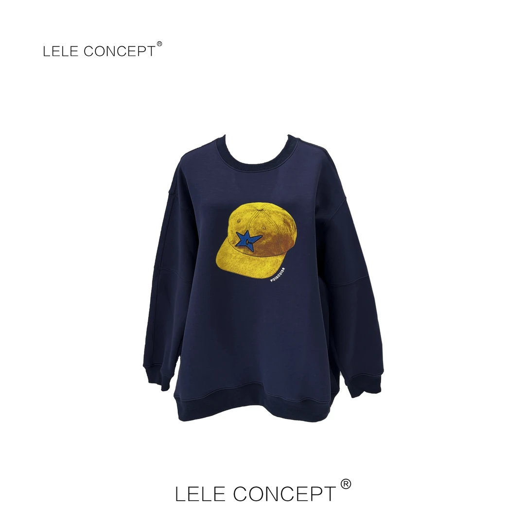 LELE CONCEPT丨帽子图案卫衣S0642