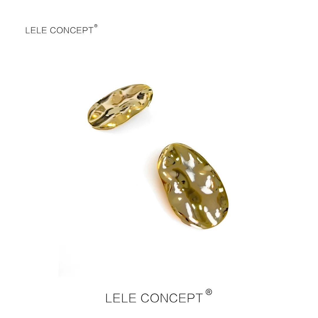 铜合金耳饰 LELE CONCEPT百搭高级感休闲铜镀金耳环SP0126