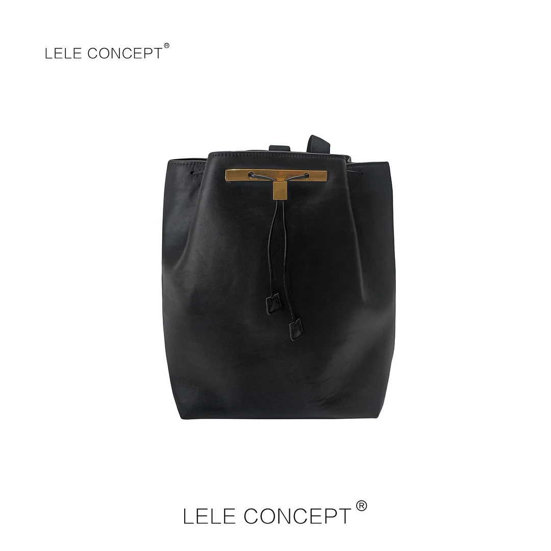 LELE CONCEPT丨新款都市休闲风百搭抽带双肩包BB049