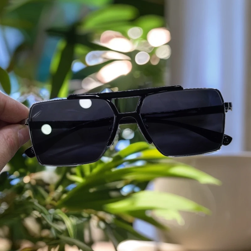 【148总宽57码福利款近视太阳镜】男款大码超轻双梁时尚定制镜片