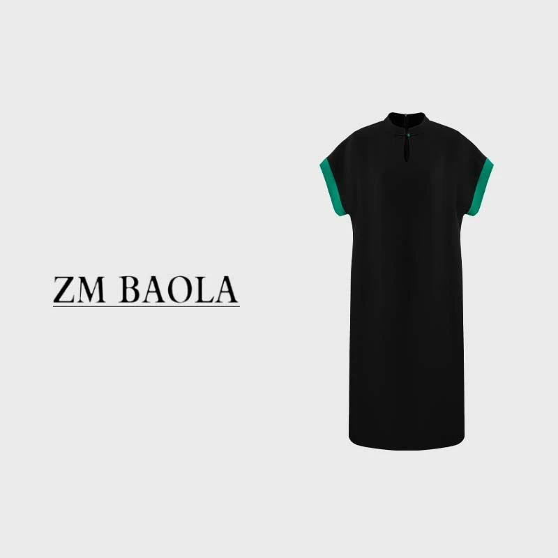 ZM BAOLA【焉然-大言】西装面料时尚休闲女士百搭连衣裙BL3020-S2