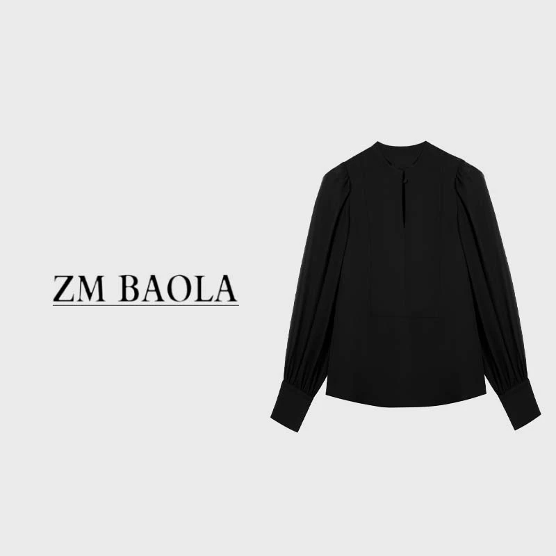 ZM BAOLA【皎然】百搭时尚气质夏季休闲设计感长袖BH2015-S1