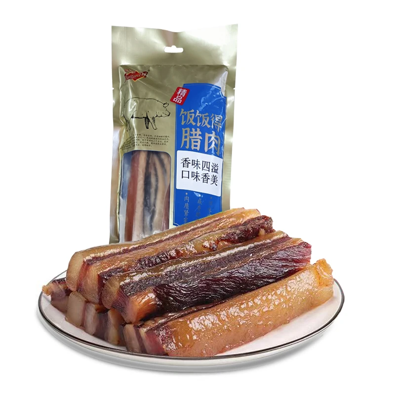 【广式腊肉】腌制小炒团购真功夫汉堡早餐风味好吃美味品牌大厨食用