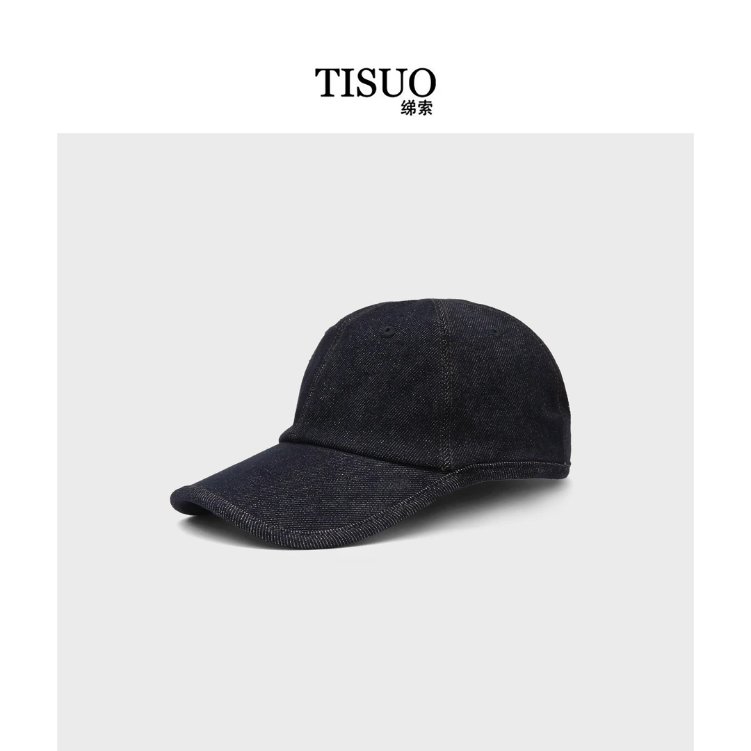 TISUO/绨索复古中古蓝牛仔原色棒球帽 TS580807