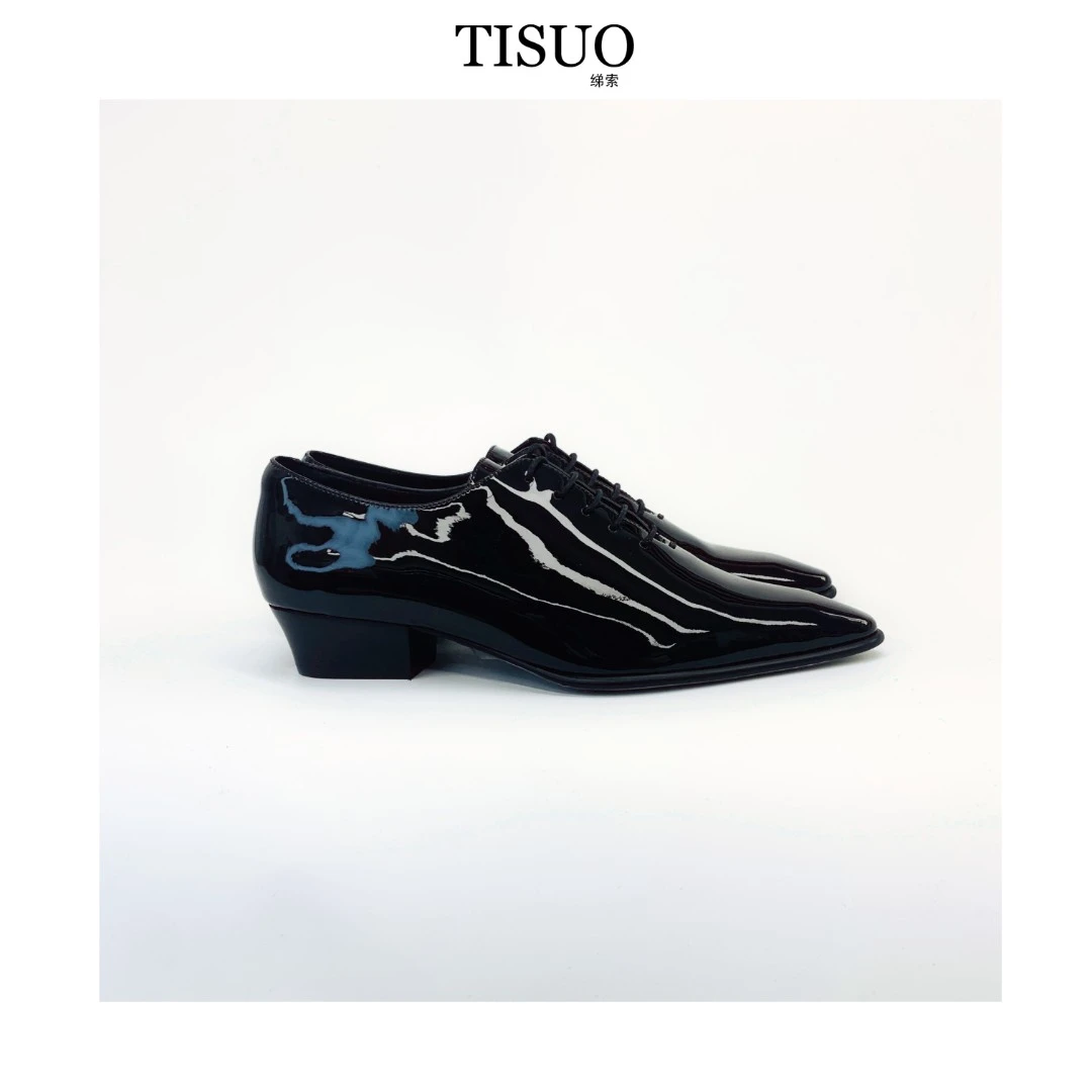 TISUO/绨索 摩登华尔兹软漆皮皮鞋 TS533021