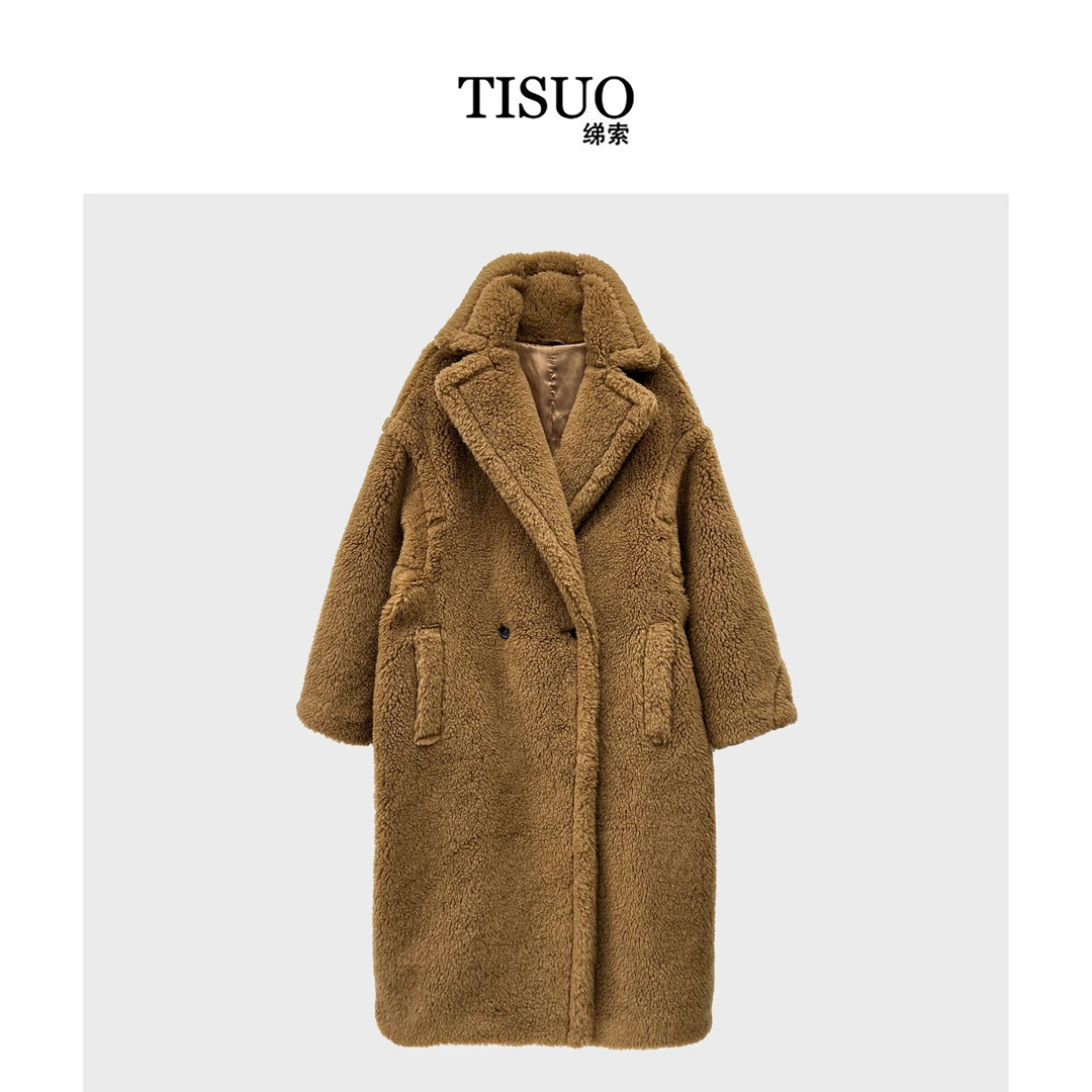 TISUO/绨索经典泰迪熊大衣TS312861秋冬