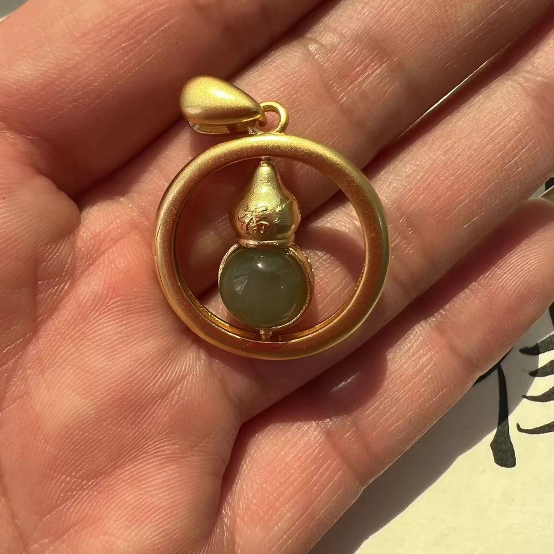 铜合金吊坠 可转动葫芦吊坠精品