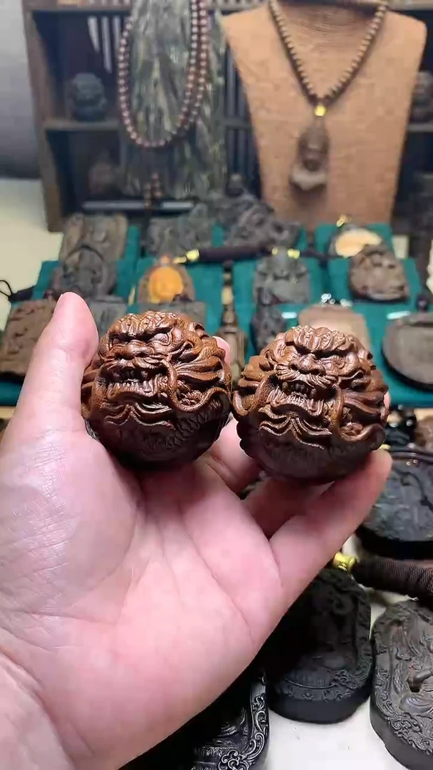 【闪购商品】香木   龙球一对
