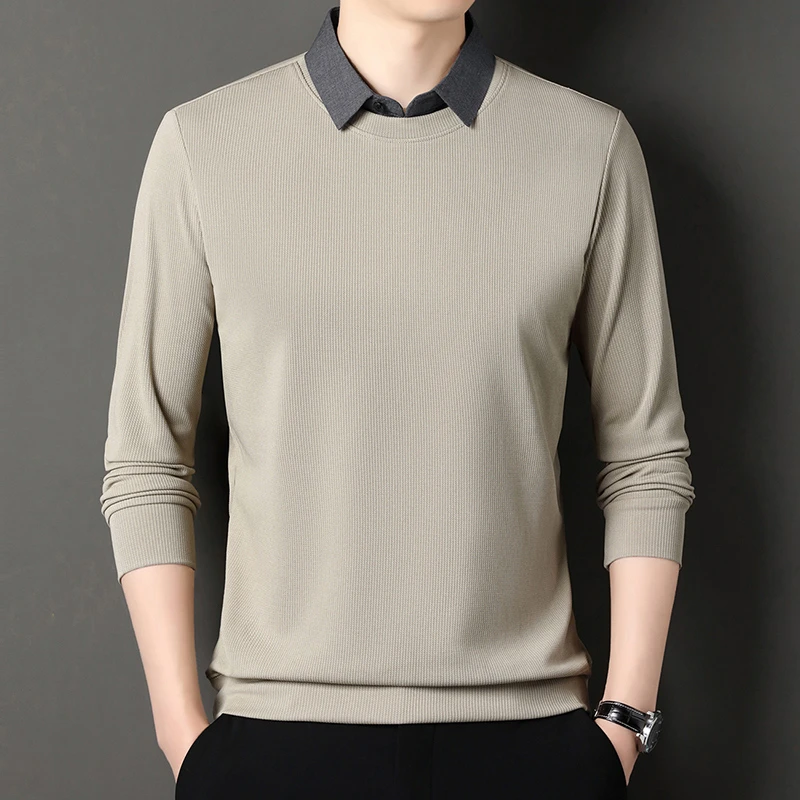 【POOLUOBOOS】时尚男士休闲假两件 抗皱免烫好打理