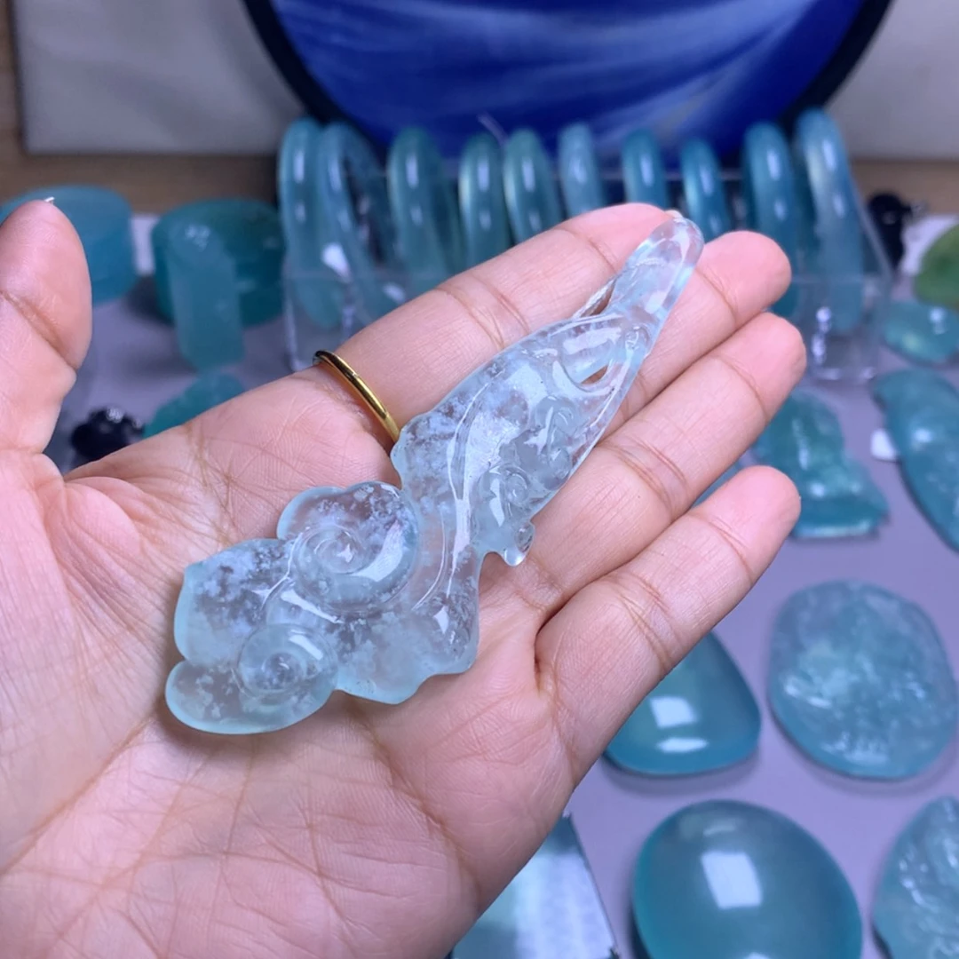 【闪购商品】蛇纹石玉吊坠未镶嵌西**翠