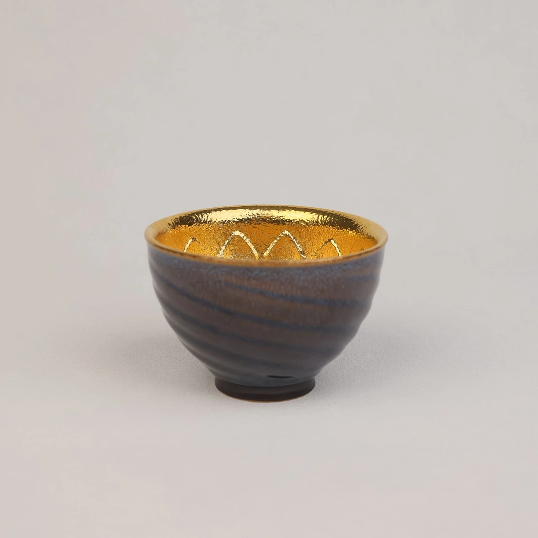 【星辰杯】段泥/均釉 鎏金/全手工 200毫升