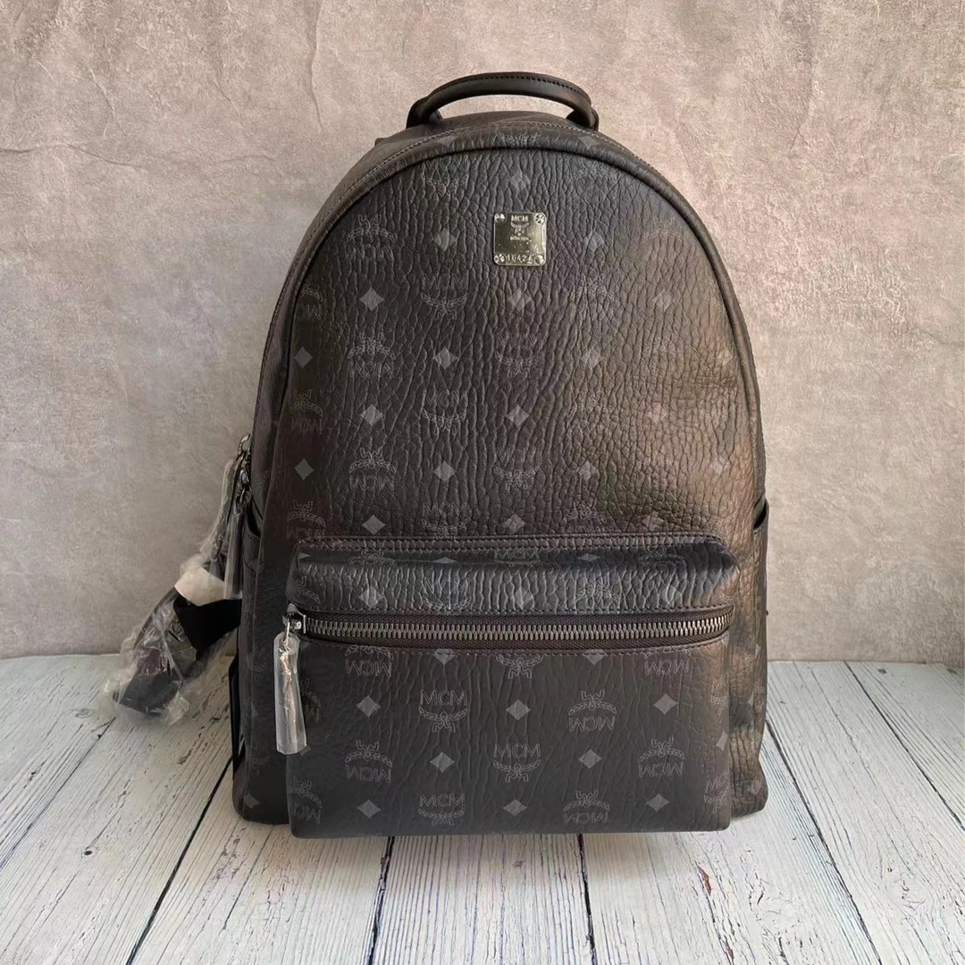 未使用 MCM mcm黑色中号双肩包
