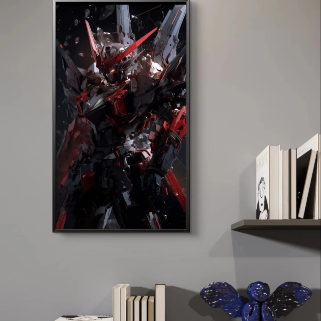RX 高端装饰画 PVC 尺寸40x60*2 高达系列拍一发二 玄关挂画