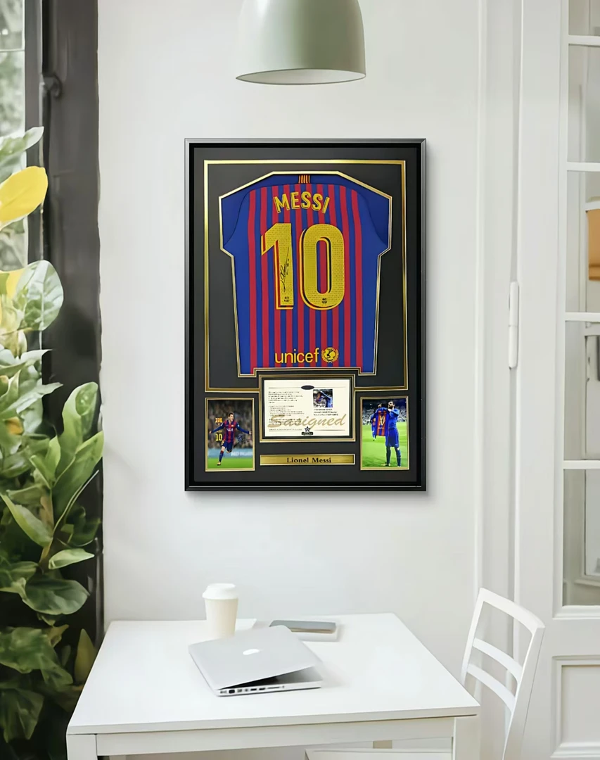 RX 高端晶瓷装饰画 梅西球衣系列 卧室 客厅 挂画pvc40*60
