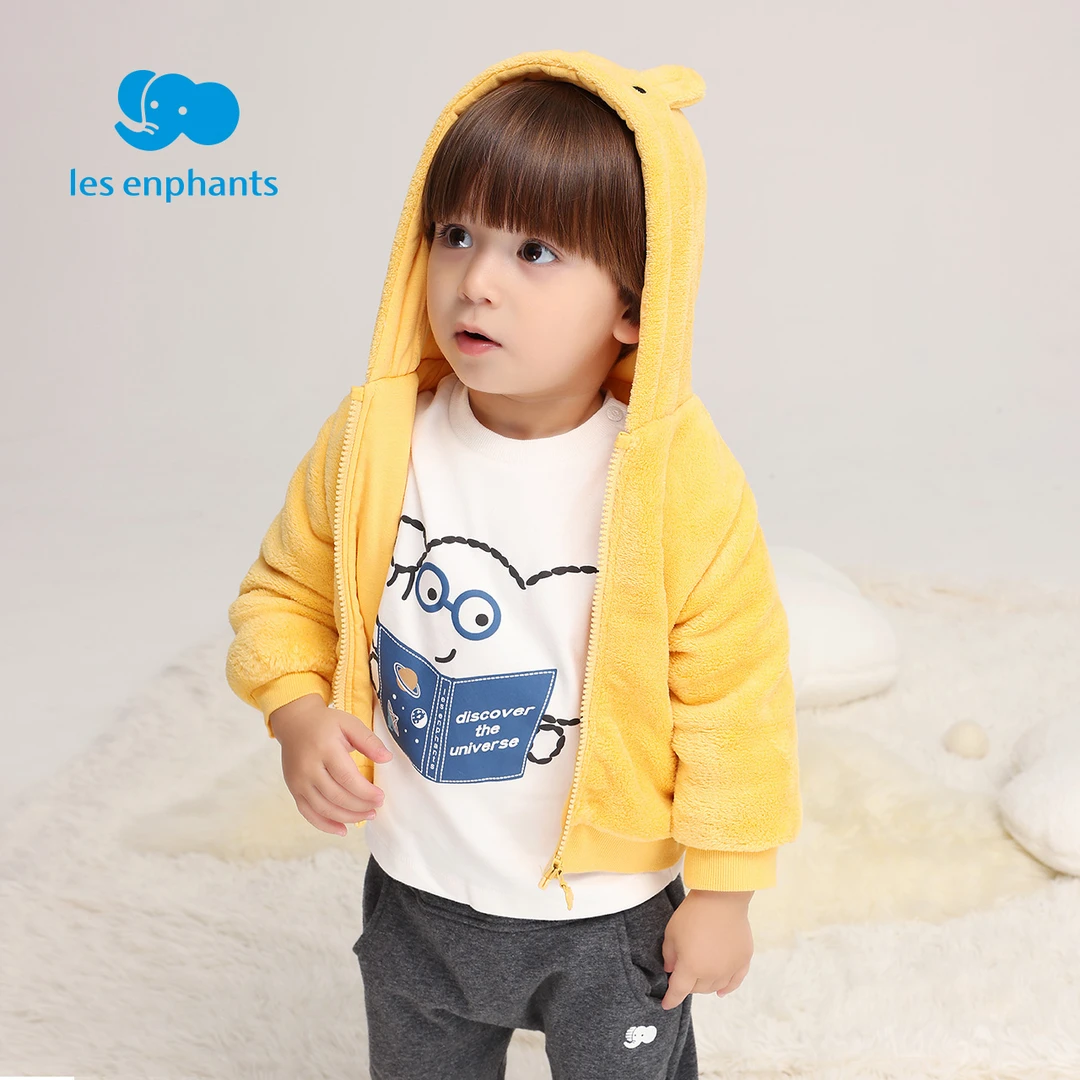 【25仓播】丽婴房童装婴幼儿珊瑚绒线衫冬季童装毛衣开衫针织外套