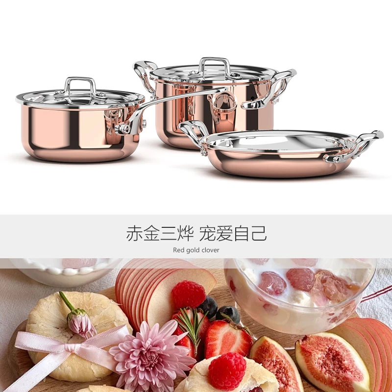 NOBLETOUCH/德国诺保 Master系列赤金三烨迷你系列锅具家用烹饪用