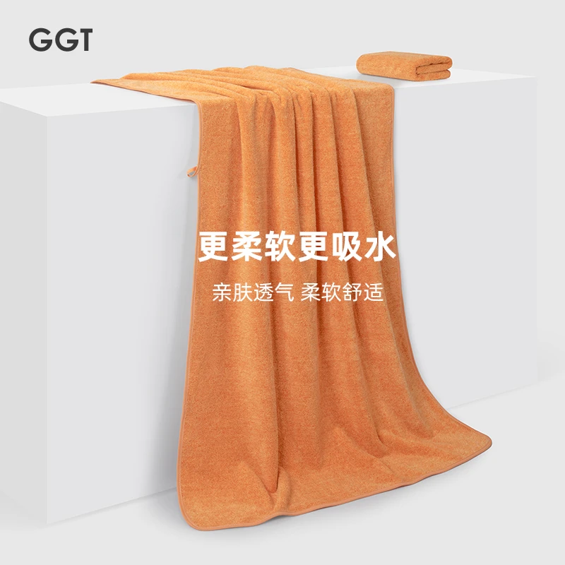 日本GGT雪花绒浴巾男女情侣款不掉毛比全棉纯棉吸水速干毛巾柔软