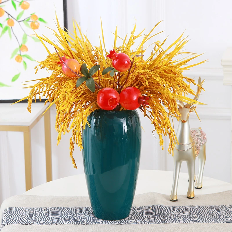 纯天然黄金稻稻穗干花水稻家居装饰摆件道具五谷丰登客厅餐厅