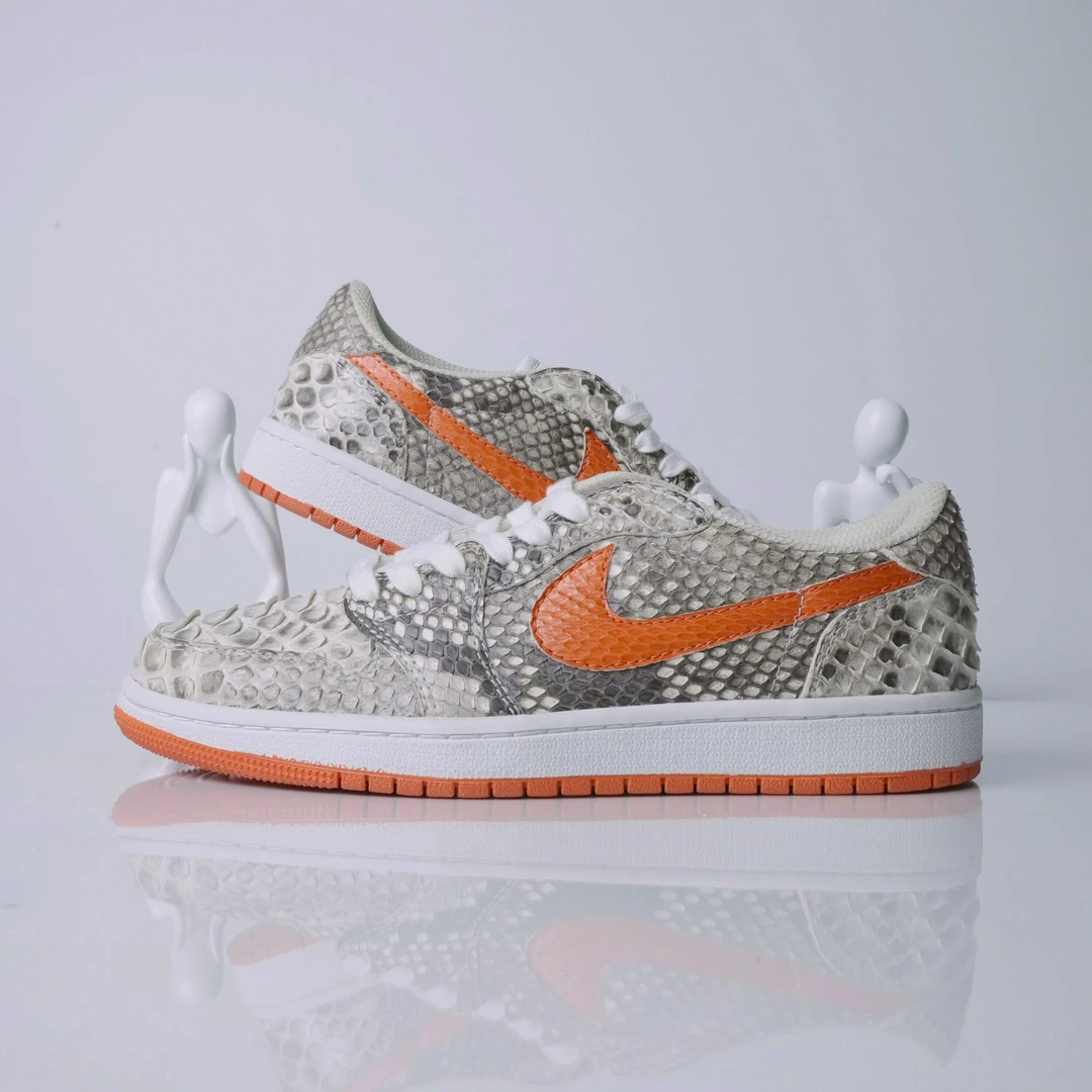AIR JORDANAJ1低帮喜马拉雅原色蟒蛇皮龙年限定潮鞋