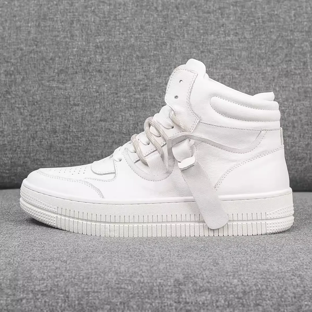 SF1812 40  42  男士休闲鞋高帮板鞋牛皮国潮街头