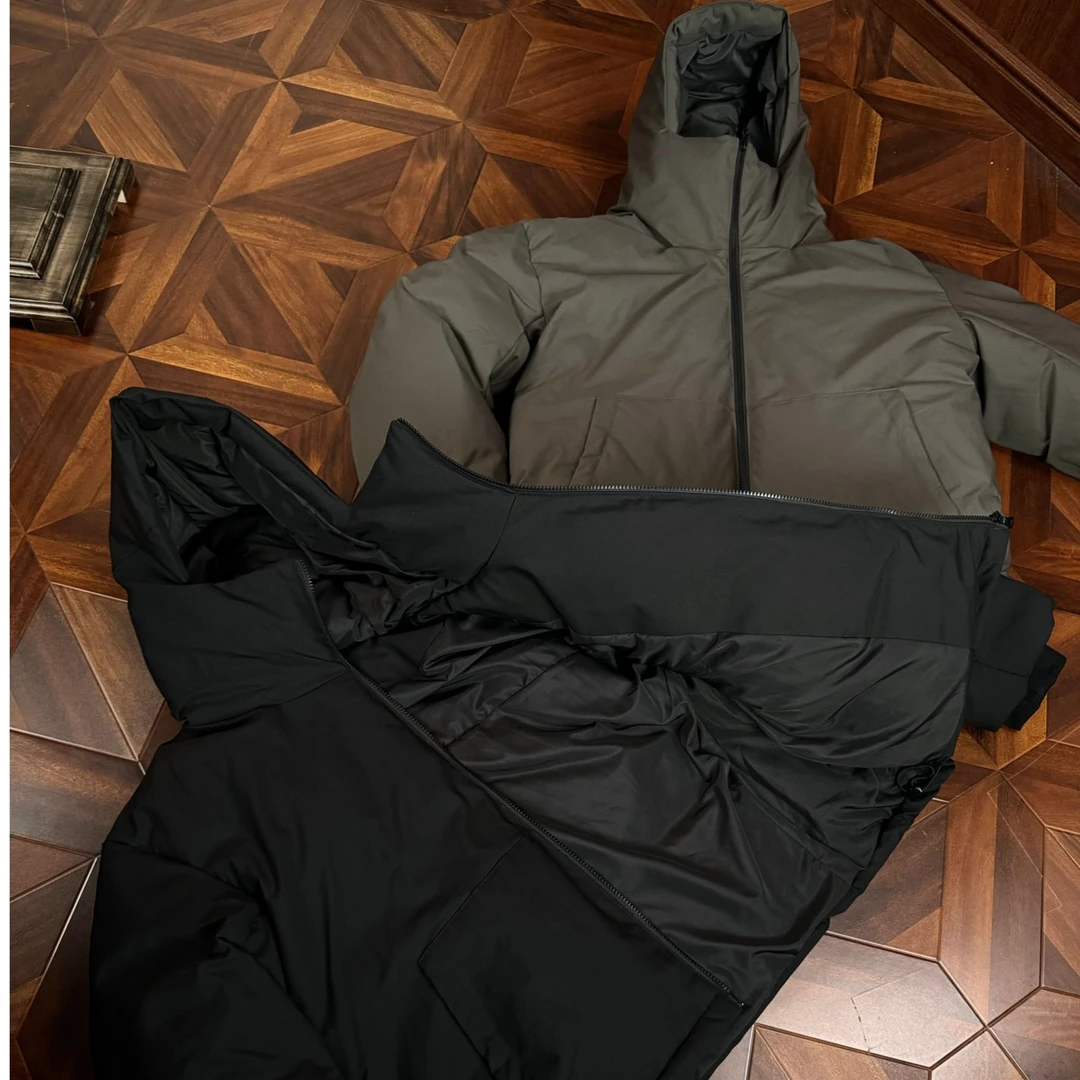 Oclin连帽多形态可调节羽绒服防风防泼水解构廓形剪裁 90%白鸭绒