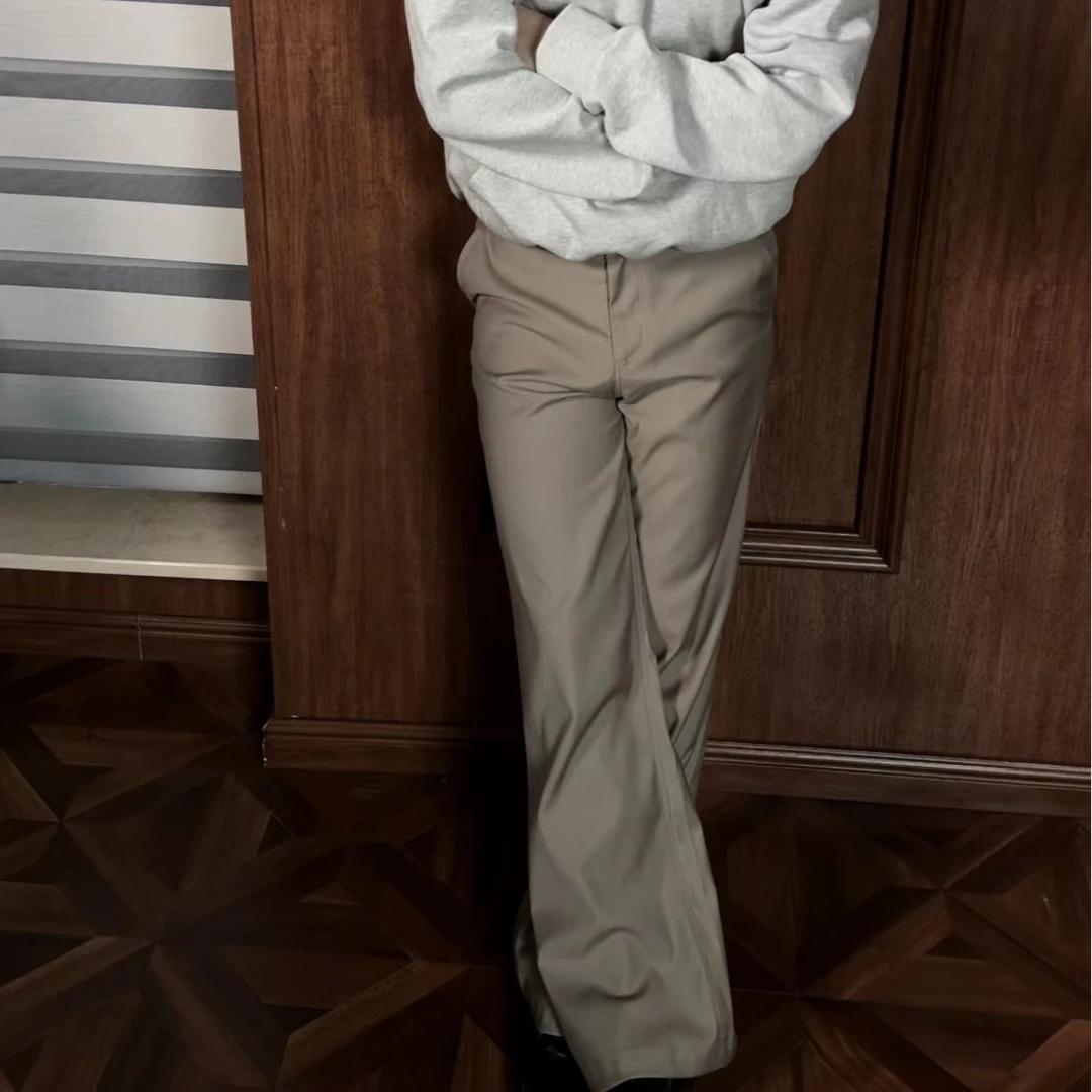 Oclin微喇517剪裁堆积感西裤 抗起球丝滑 四季通勤神裤 包边内里