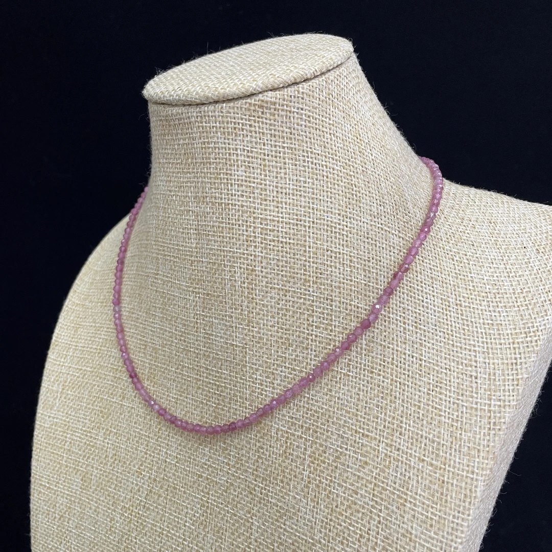 非金属仿水晶项链 编号447单股长46cm