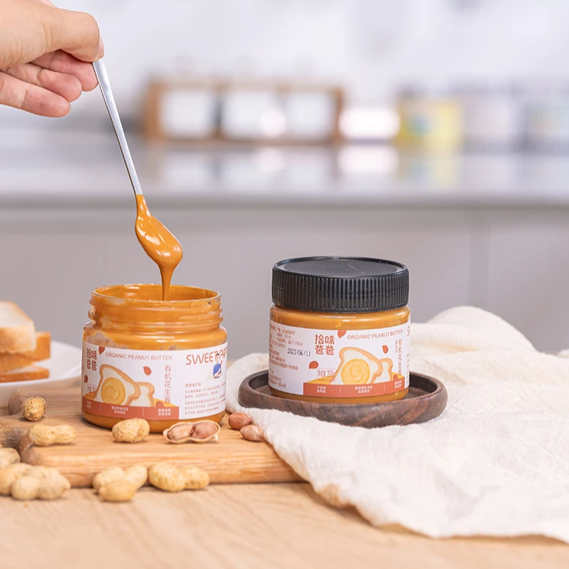 拾味爸爸原味花生酱早餐面包涂抹酱拌面家用200g/罐装