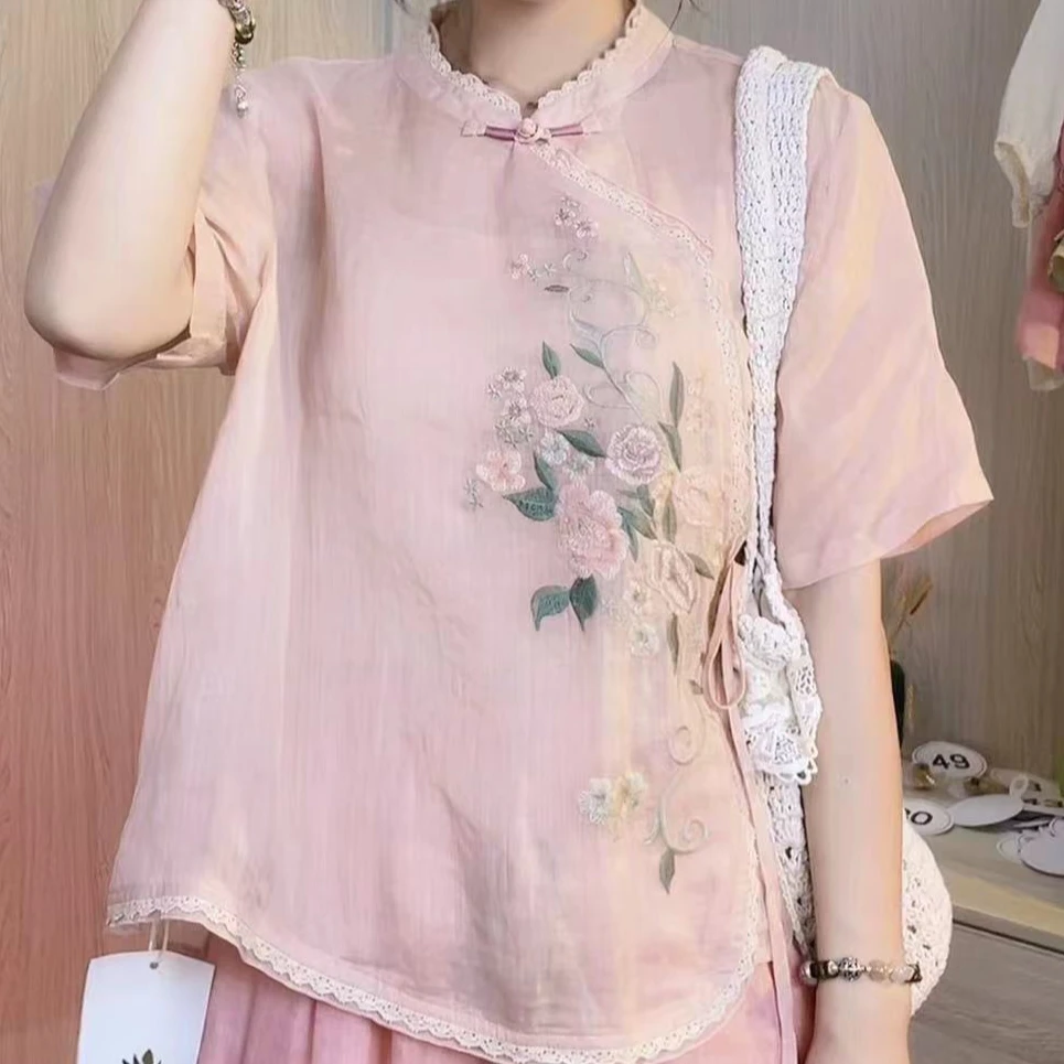 均码{01到100编号 }夏季苎麻系列款多款女装高端中式国风系列女装