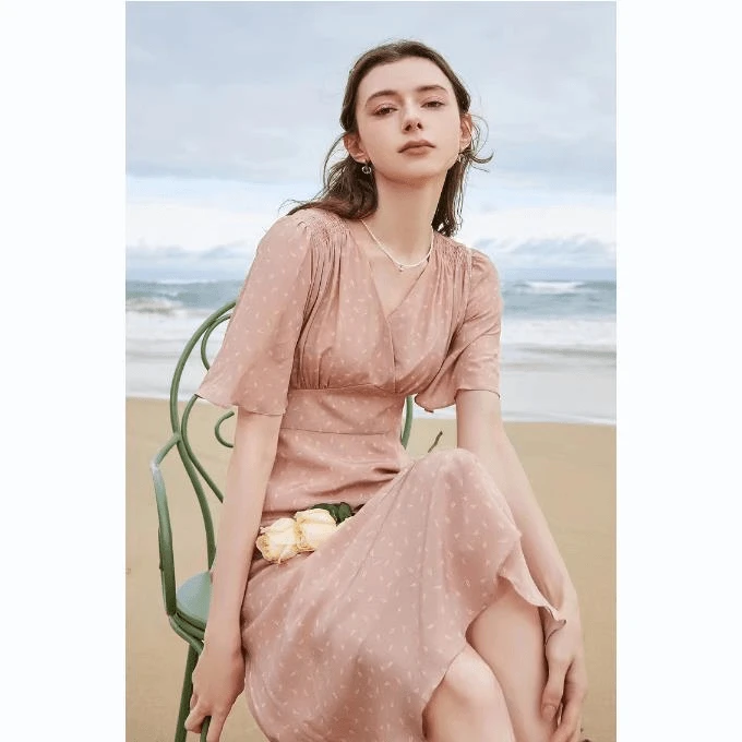 【编码551-600】对应衣架编码去拍，气质日常设计感设计师收腰连衣裙