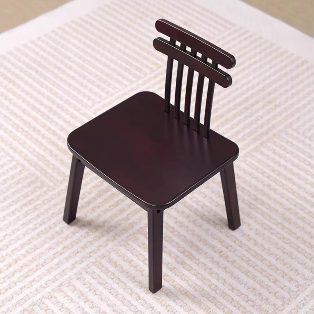 【到手一把】小四方椅子带靠背小矮凳儿童小凳家用户外露营小马扎凳