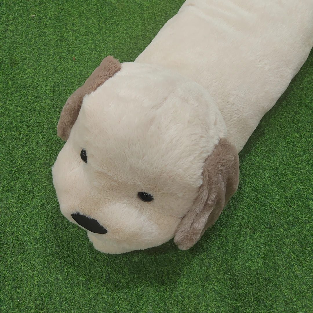 N可爱长条抱枕卧室大靠枕床头狗狗毛绒玩具睡觉床上夹腿ins风超软