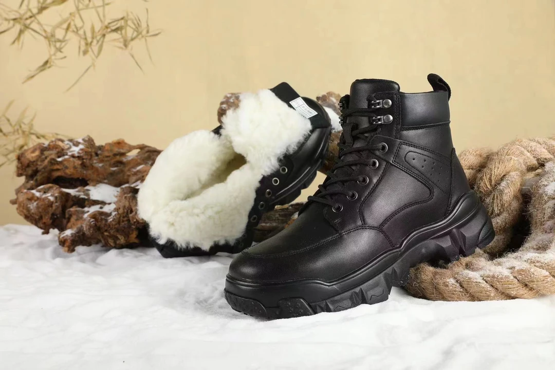 羊毛雪底鞋加厚保暖  抗寒防滑耐磨 21005款