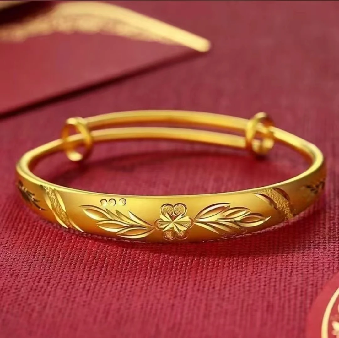 铜合金手镯 妈妈百搭10N太阳花