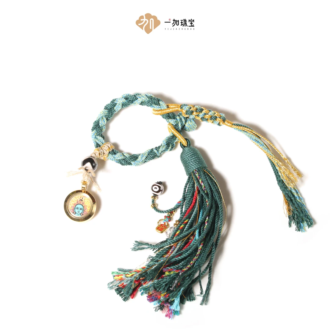 手工设计度母牙牙玛瑙挂件