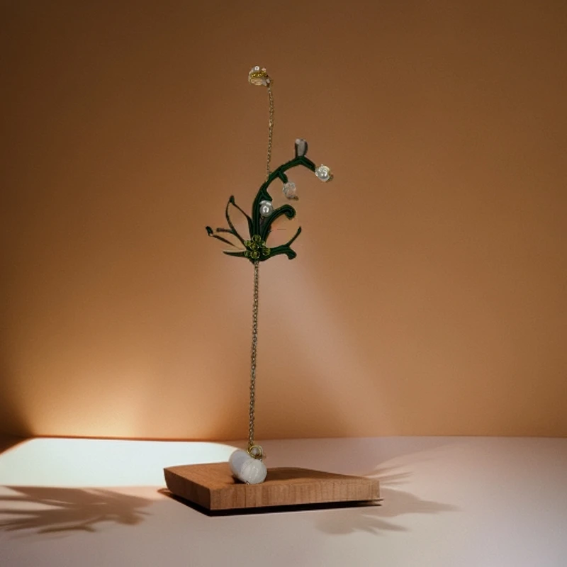 非金属布艺吊坠 B029新中式旗袍唐装扣子手工定制铃兰压襟