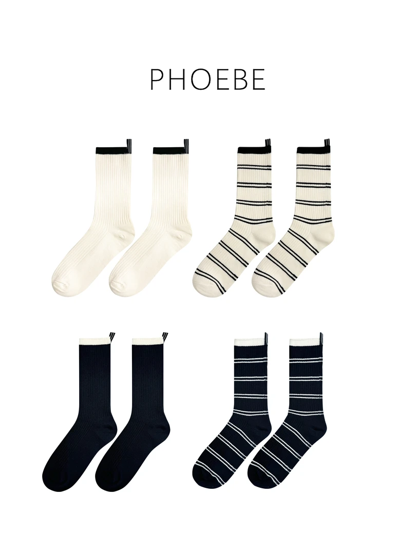 【小浣熊袜】PHOEBE叶姐 秋冬新款彩点袜子H4011010079F