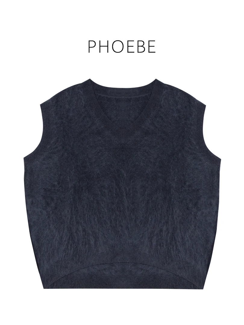 惊喜【天花板3色马甲】PHOEBE叶姐 针织可爱小马甲H409013012C