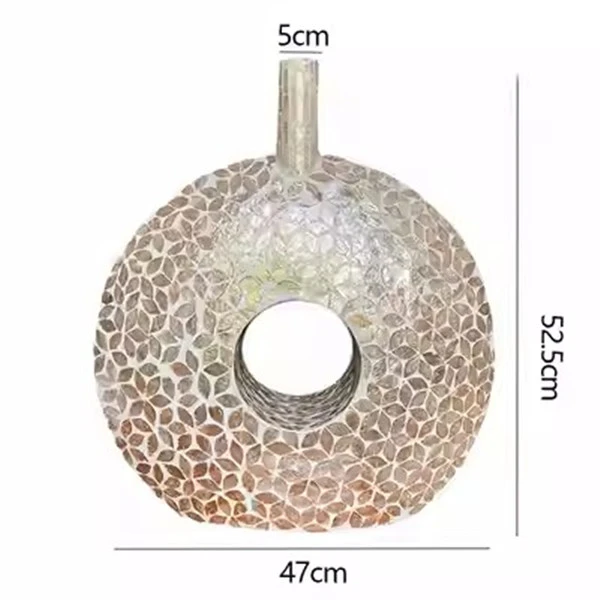 LH家居贝壳摆件花瓶干花花瓶