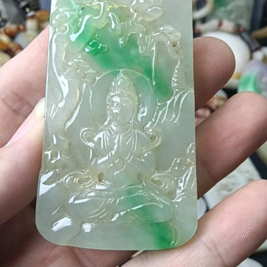 【闪购商品】和田玉颈饰未镶嵌青*