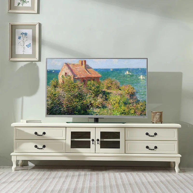 【100%全实木】实木电视柜茶几组合轻奢卧室电视机柜现代简约柜