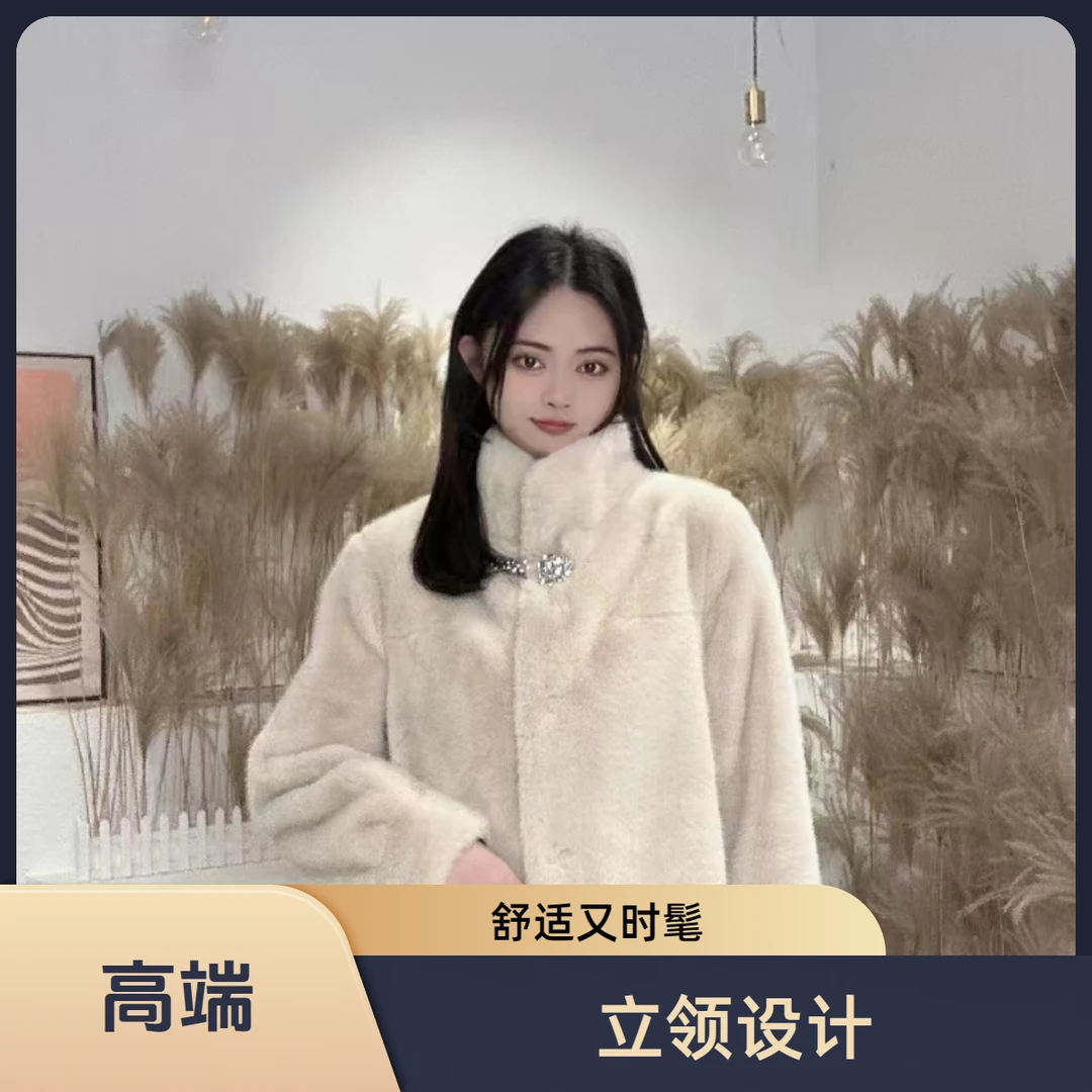 冬季立领休闲百搭女士短款外套090804QH