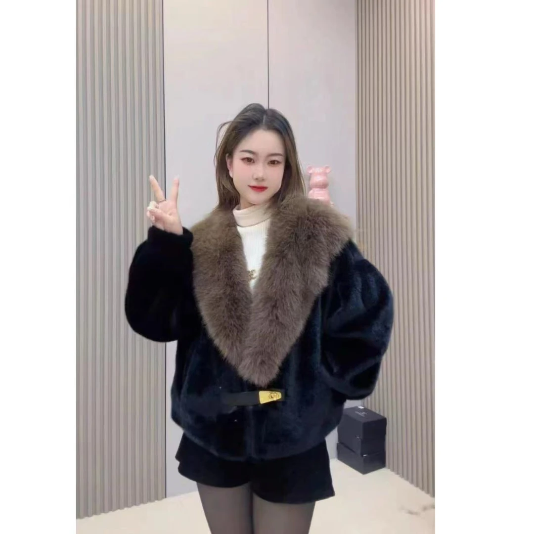 【反季清仓 新疆包邮】2025新春女士雪兰貂外套时尚百搭款091601QH