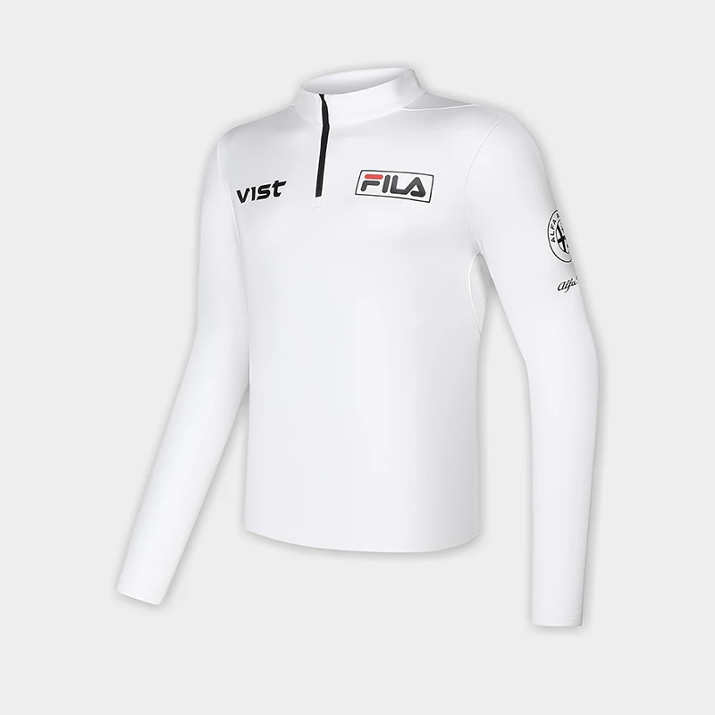 Fila/斐乐情侣款【五方联名抓绒】秋冬保暖针织长袖上衣 A11M346201