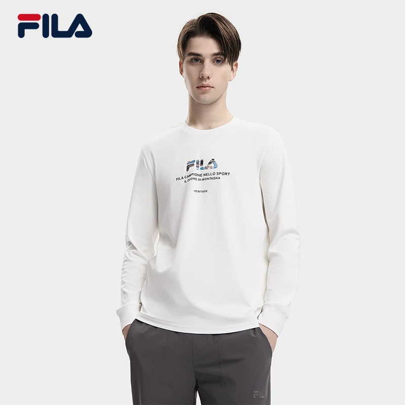 Fila/斐乐男士【舒适透气卫衣】时尚百搭休闲套头衫 F11M338204F
