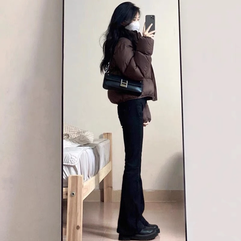 （夕姨推荐）9593秋季黑色微辣牛仔裤显瘦