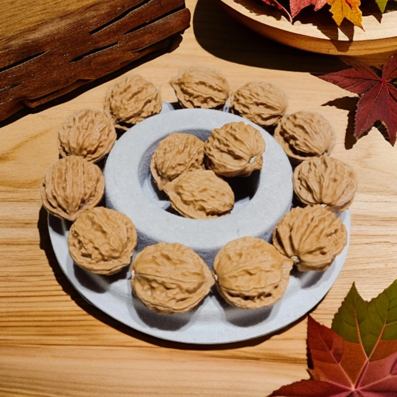 12号野生小秋子手串练手手串深纹八楞手串