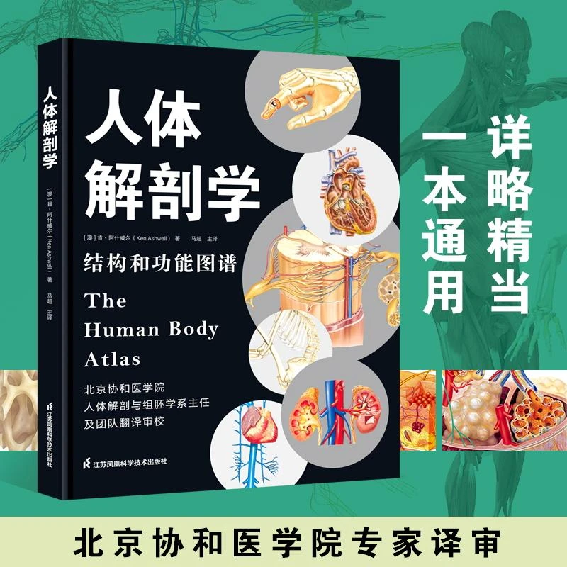 三易天行 人体解剖学结构和功能图谱江苏凤凰科学技术出版社基