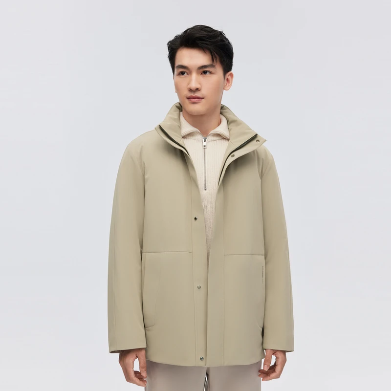 波司登2023年新款冬季经典商务品质有型男款防风羽绒服B30144135